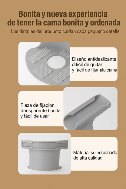 MagicGrip - 4 Clips tensores de esquina para sábanas.
